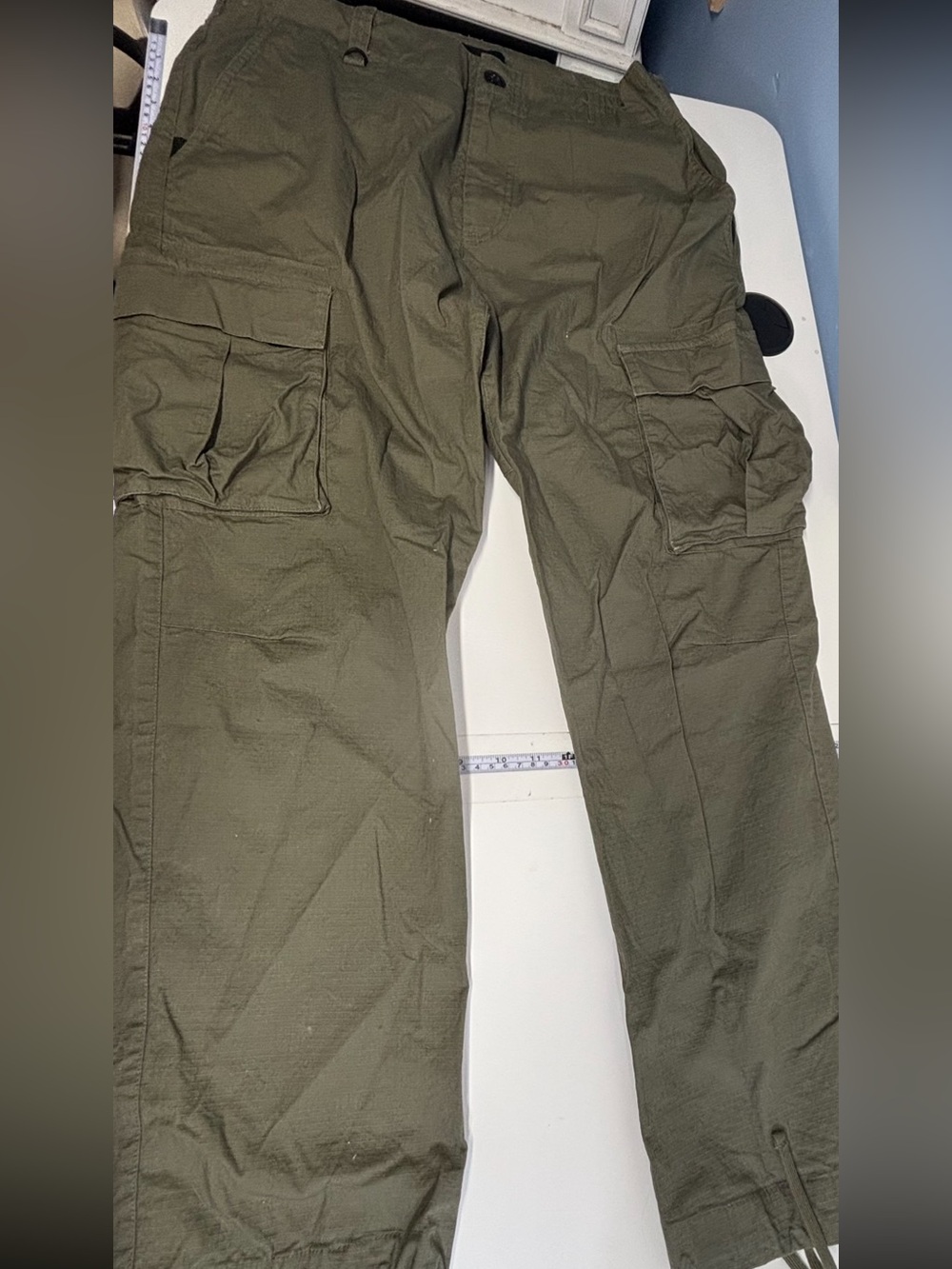 Nike SB Flex Ripstop Cargo Skate Pants Olive Green Men's Size 34 (AT3494-222) - Picture 6 of 7